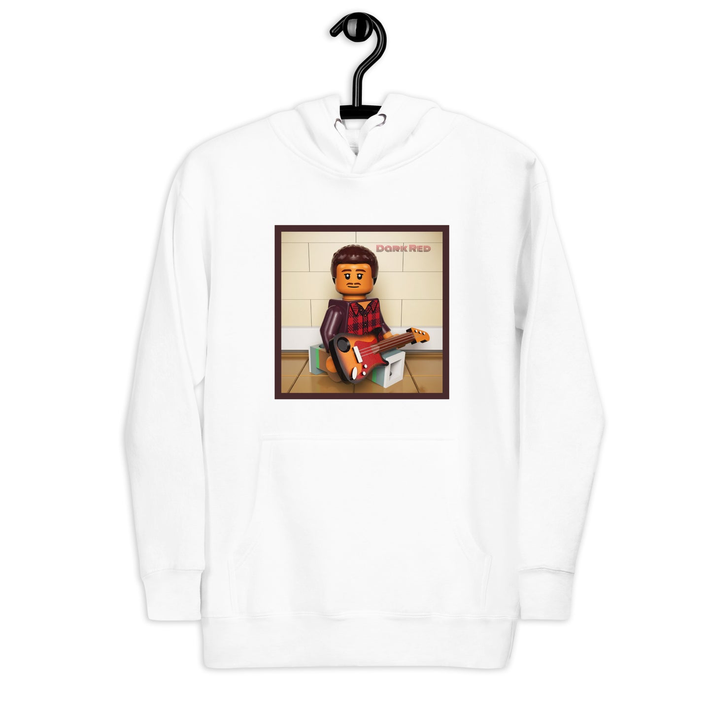 "Steve Lacy - Dark Red" Lego Parody Hoodie