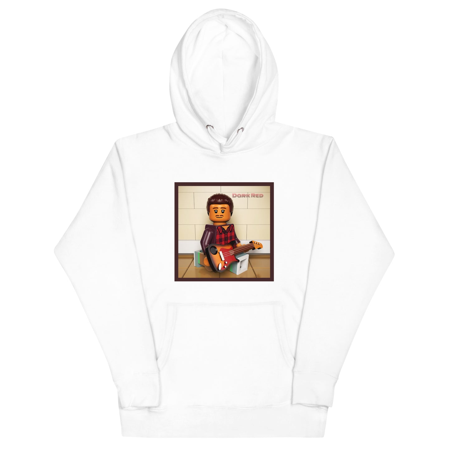 "Steve Lacy - Dark Red" Lego Parody Hoodie