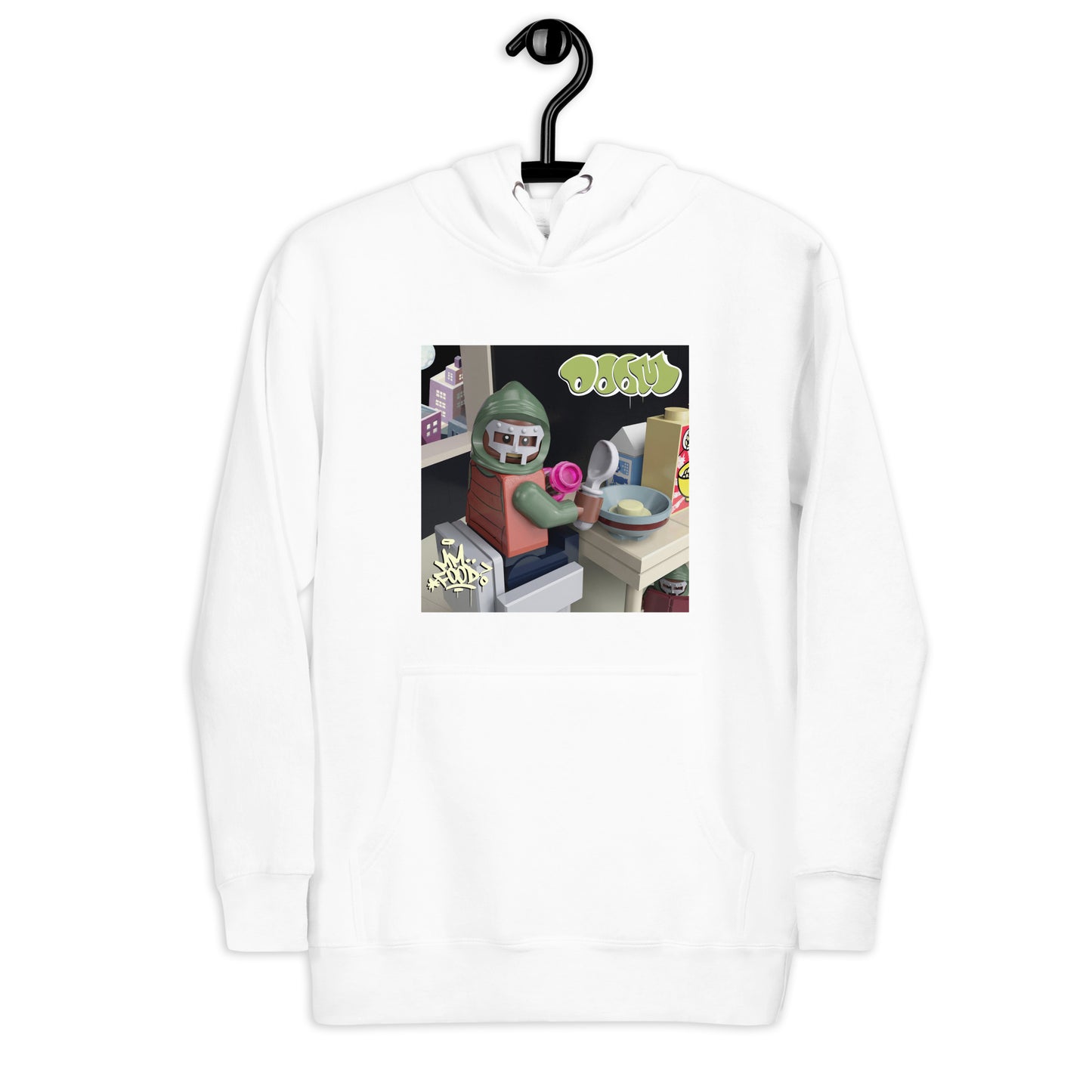 "MF DOOM - Mm..Food" Lego Parody Hoodie