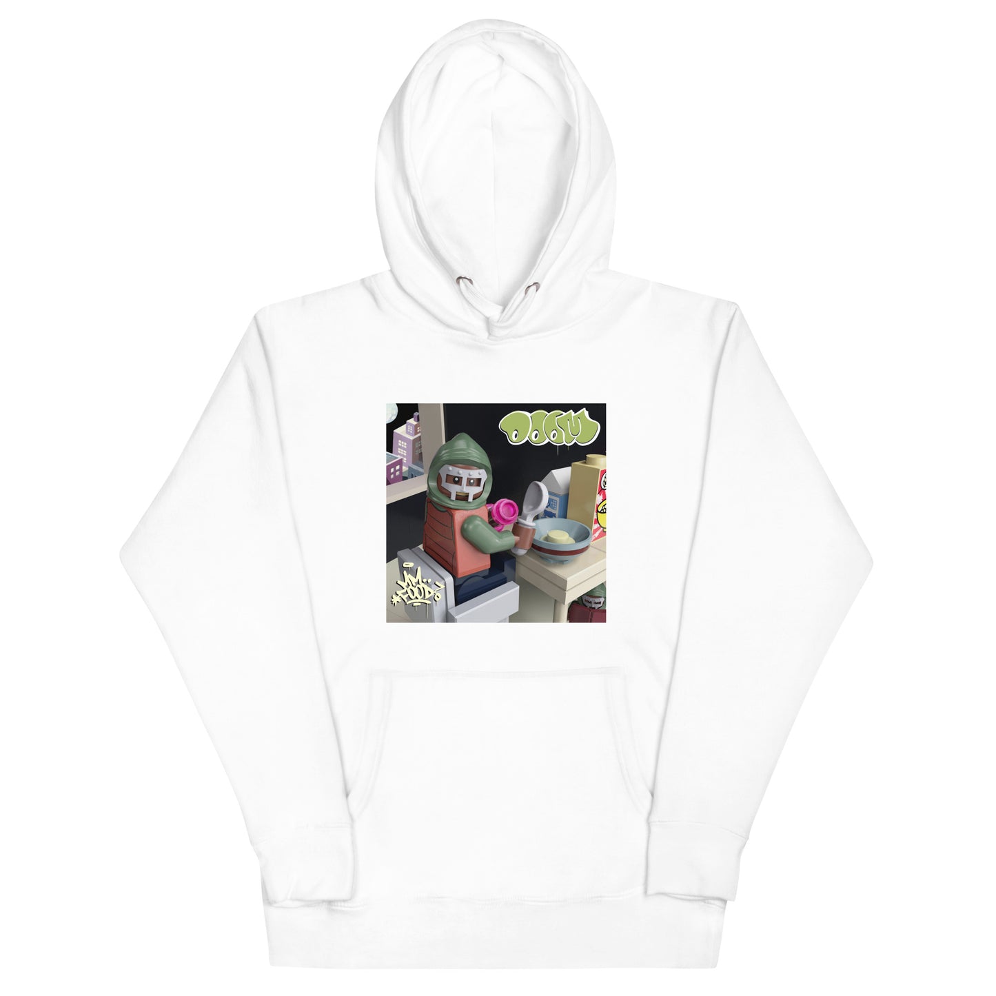 "MF DOOM - Mm..Food" Lego Parody Hoodie