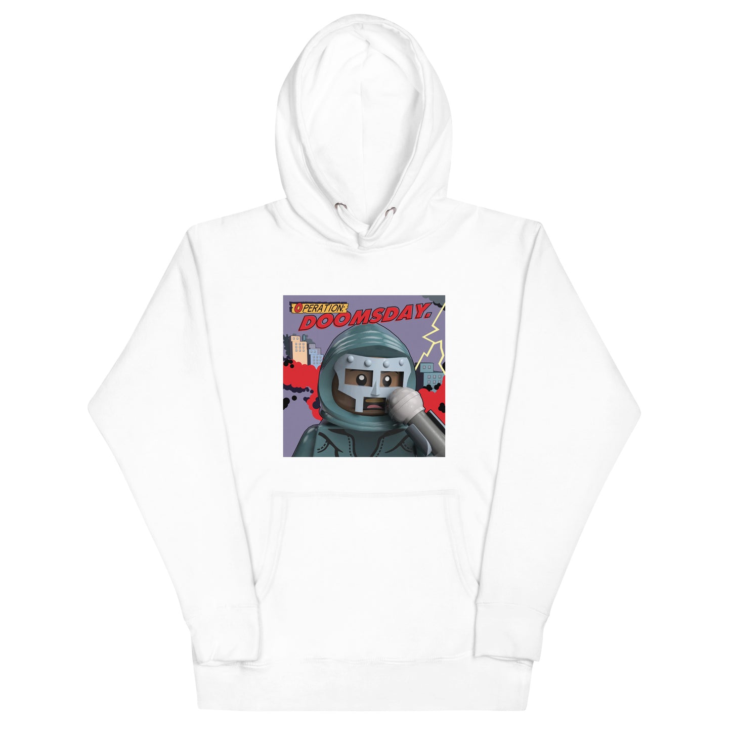 "MF DOOM - Operation: Doomsday" Lego Parody Hoodie