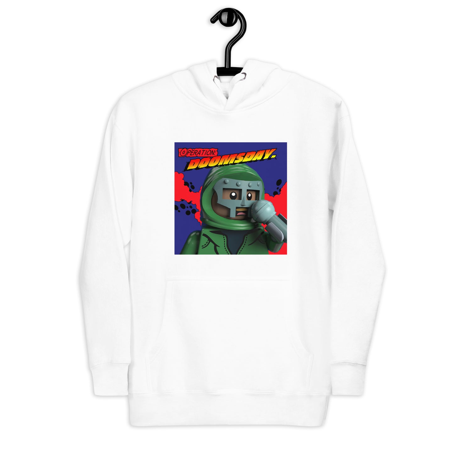 "MF DOOM - Operation: Doomsday [Vinyl Cover]" Lego Parody Hoodie